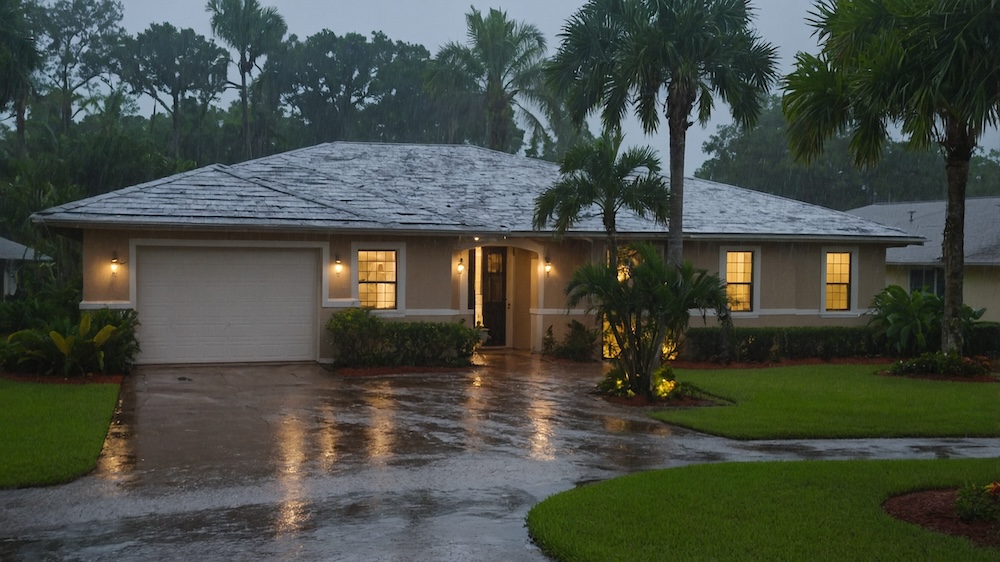 Florida storm damage insurance claim