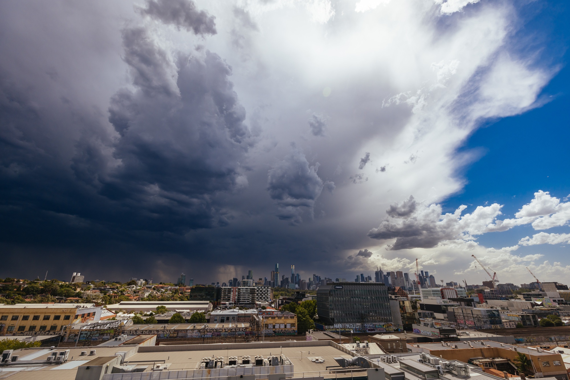 Melbourne Summer Storms in Australia